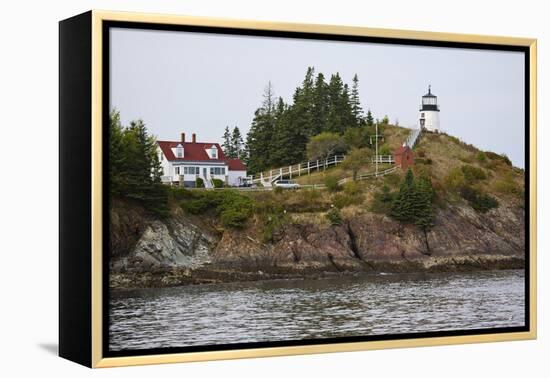 Owls Head Lighthouse, Rockland Harbor, Maine-George Oze-Framed Premier Image Canvas