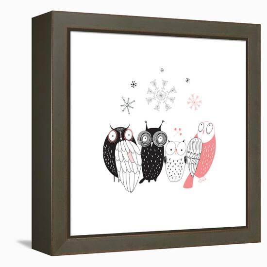 Owls-null-Framed Premier Image Canvas