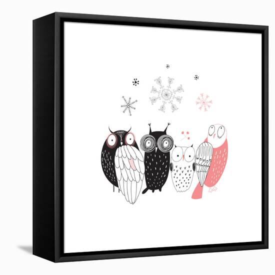 Owls-null-Framed Premier Image Canvas