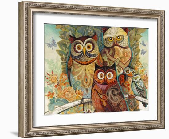 Owls-David Galchutt-Framed Giclee Print