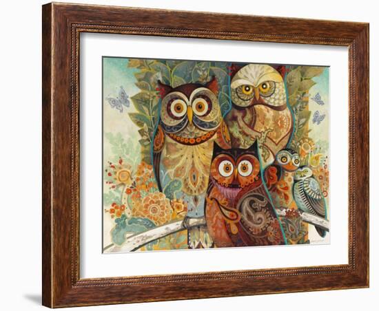 Owls-David Galchutt-Framed Giclee Print