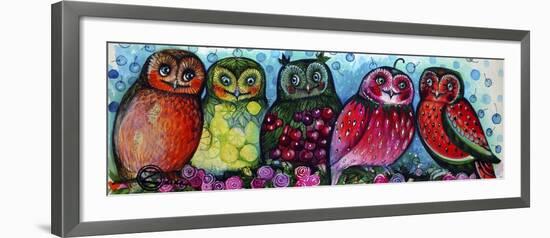 Owls-Oxana Zaika-Framed Giclee Print