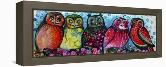 Owls-Oxana Zaika-Framed Premier Image Canvas