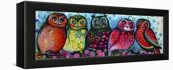 Owls-Oxana Zaika-Framed Premier Image Canvas