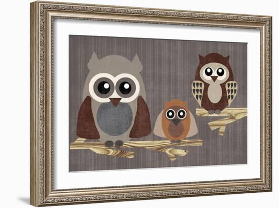 Owls-Erin Clark-Framed Giclee Print