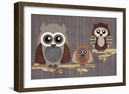 Owls-Erin Clark-Framed Giclee Print