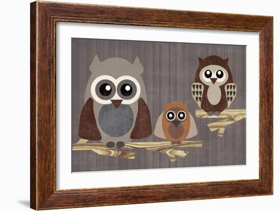 Owls-Erin Clark-Framed Giclee Print