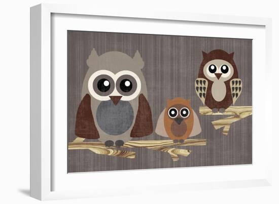 Owls-Erin Clark-Framed Giclee Print