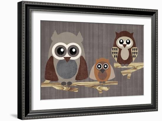 Owls-Erin Clark-Framed Giclee Print