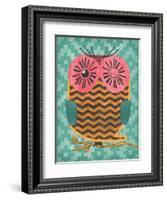 Owltastic-Ashley Sta Teresa-Framed Art Print