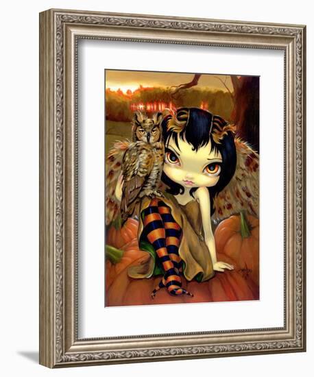 Owlyn in Autumn-Jasmine Becket-Griffith-Framed Art Print