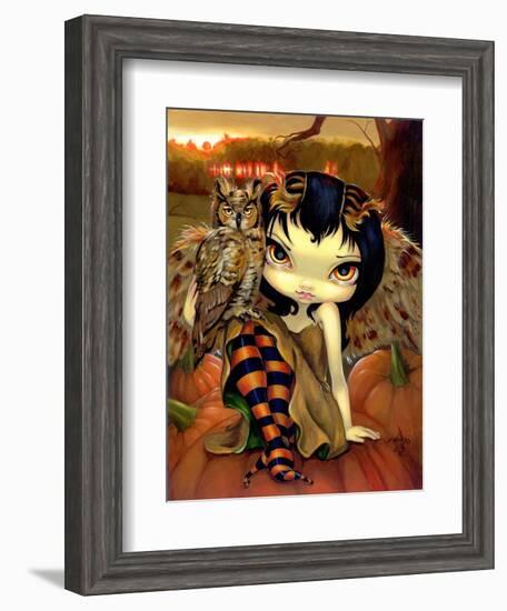 Owlyn in Autumn-Jasmine Becket-Griffith-Framed Art Print