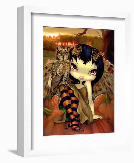 Owlyn in Autumn-Jasmine Becket-Griffith-Framed Art Print