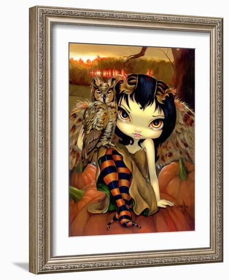 Owlyn in Autumn-Jasmine Becket-Griffith-Framed Art Print