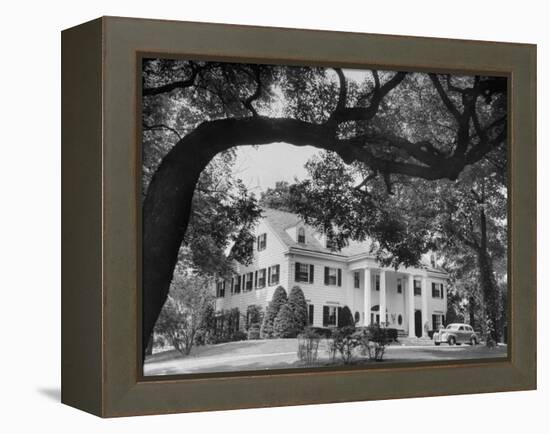 Owner Warren Wright's Mansion at Calumet Farms-Ed Clark-Framed Premier Image Canvas