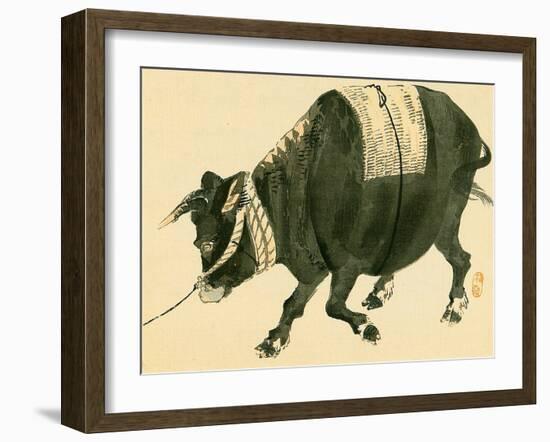 Ox-Bairei Kono-Framed Giclee Print