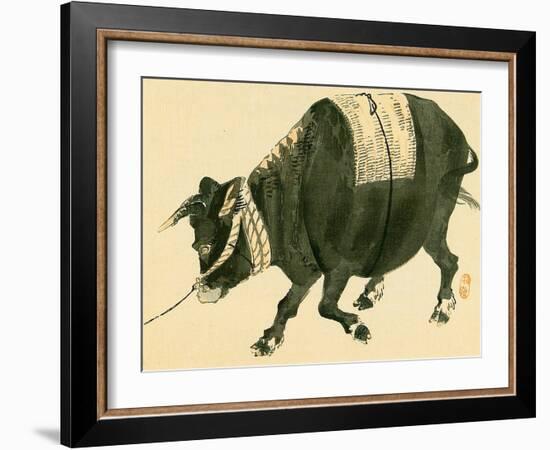 Ox-Bairei Kono-Framed Giclee Print