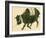 Ox-Bairei Kono-Framed Giclee Print