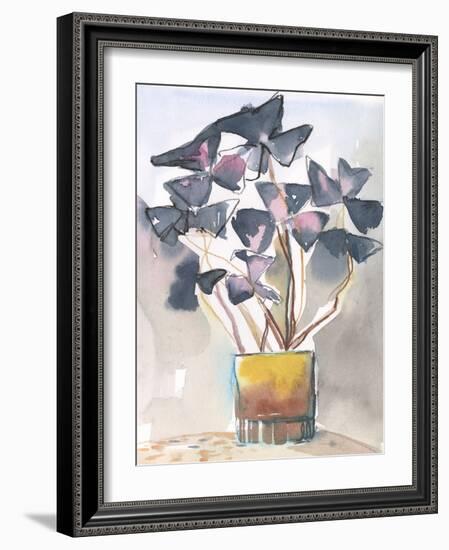 Oxalis in Vase II-Jennifer Parker-Framed Art Print