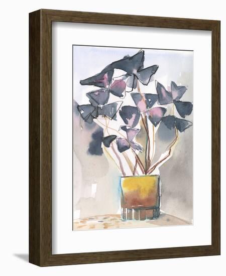 Oxalis in Vase II-Jennifer Parker-Framed Premium Giclee Print