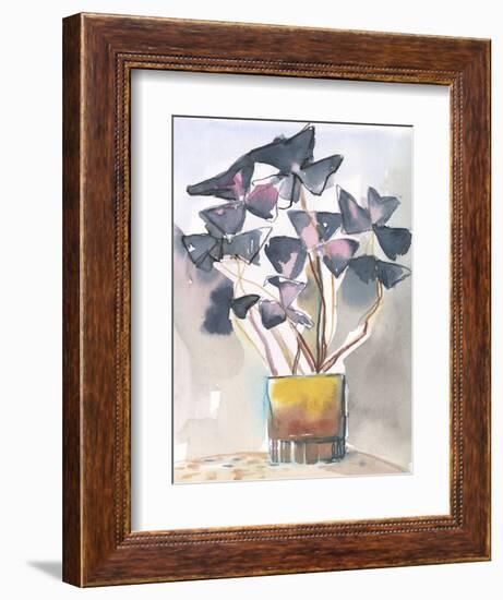 Oxalis in Vase II-Jennifer Parker-Framed Premium Giclee Print