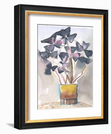 Oxalis in Vase II-Jennifer Parker-Framed Premium Giclee Print