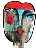 Fortune Teller, Gypsy Abstract-Oxana Mahnac-Framed Stretched Canvas