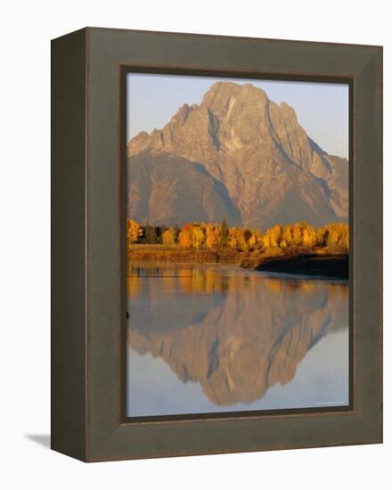 Oxbow Bend, Snake River and Tetons, Grand Tetons National Park, Wyoming, USA-Roy Rainford-Framed Premier Image Canvas