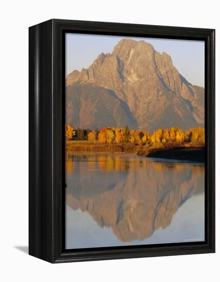 Oxbow Bend, Snake River and Tetons, Grand Tetons National Park, Wyoming, USA-Roy Rainford-Framed Premier Image Canvas