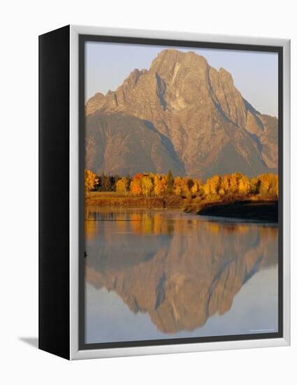 Oxbow Bend, Snake River and Tetons, Grand Tetons National Park, Wyoming, USA-Roy Rainford-Framed Premier Image Canvas