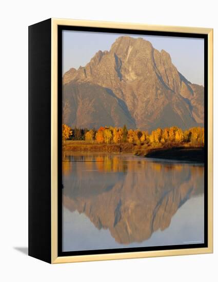 Oxbow Bend, Snake River and Tetons, Grand Tetons National Park, Wyoming, USA-Roy Rainford-Framed Premier Image Canvas