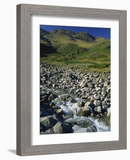 Oxendale Beck Below Crinkle Crags, Lake District National Park, Cumbria, England, United Kingdom-Maxwell Duncan-Framed Photographic Print