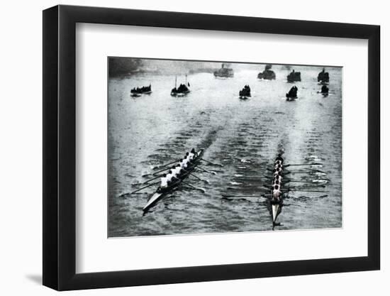 Oxford and Cambridge Boat Race, London, 1926-1927-Unknown-Framed Photographic Print