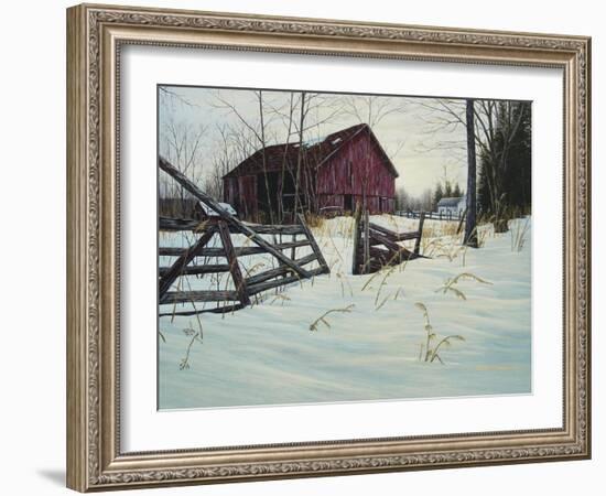 Oxford Barn-Bruce Dumas-Framed Giclee Print