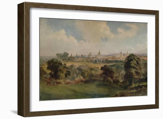 'Oxford', c1903, (1938)-Richard Henry Wright-Framed Giclee Print