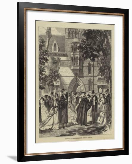 Oxford Commemoration, Show Sunday-null-Framed Giclee Print