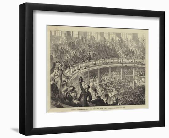 Oxford Commemoration, the Theatre from the Undergraduates' Gallery-null-Framed Giclee Print