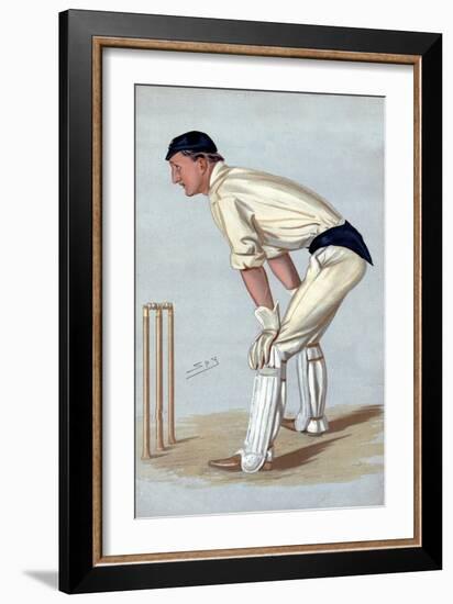 'Oxford Cricket', 1889-Sir Leslie Matthew Ward-Framed Giclee Print