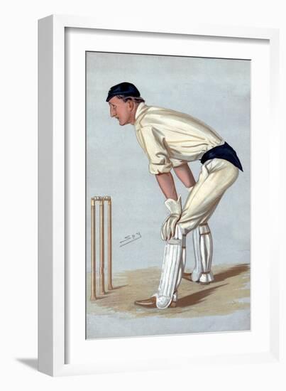 'Oxford Cricket', 1889-Sir Leslie Matthew Ward-Framed Giclee Print