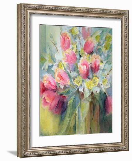 Oxford Elite Narcissus, Ice Follies-Karen Armitage-Framed Giclee Print