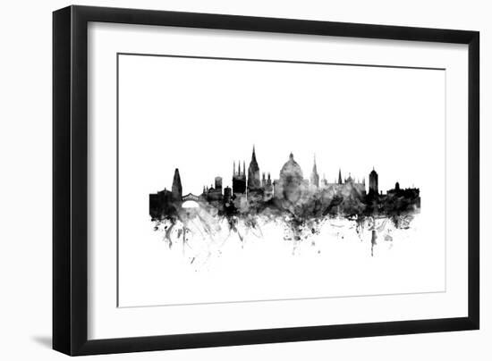 Oxford England Skyline-Michael Tompsett-Framed Art Print