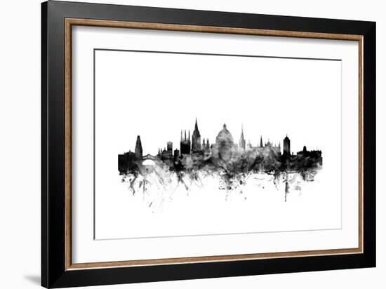 Oxford England Skyline-Michael Tompsett-Framed Art Print