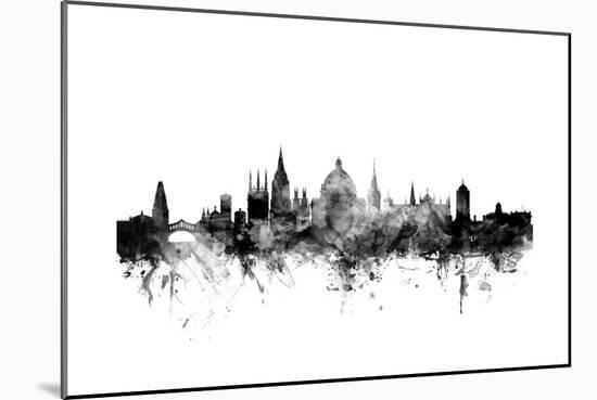 Oxford England Skyline-Michael Tompsett-Mounted Art Print