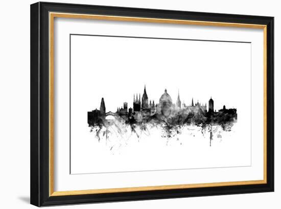 Oxford England Skyline-Michael Tompsett-Framed Art Print