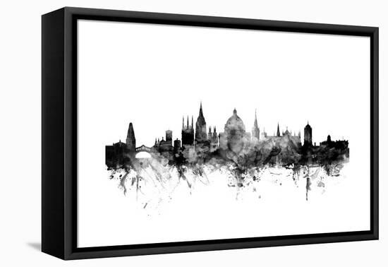 Oxford England Skyline-Michael Tompsett-Framed Stretched Canvas