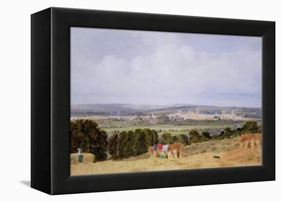 Oxford from Hinksey Hill-J. M. W. Turner-Framed Premier Image Canvas