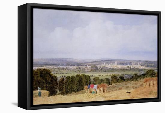 Oxford from Hinksey Hill-J. M. W. Turner-Framed Premier Image Canvas