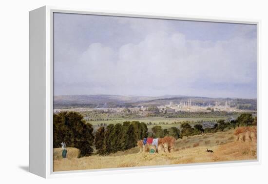 Oxford from Hinksey Hill-J. M. W. Turner-Framed Premier Image Canvas