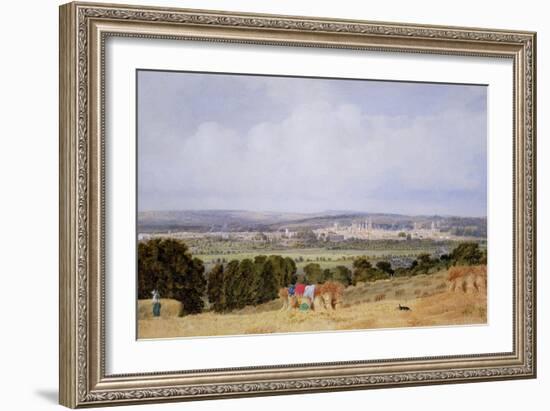 Oxford from Hinksey Hill-J. M. W. Turner-Framed Giclee Print