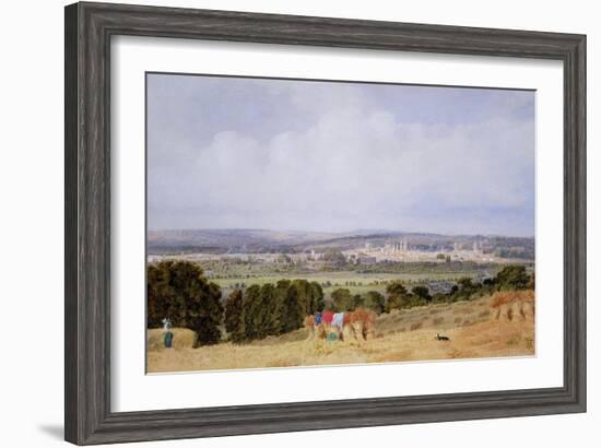 Oxford from Hinksey Hill-J. M. W. Turner-Framed Giclee Print